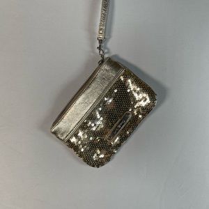 Small Gold Sequin Clutch